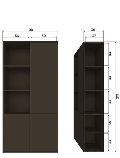 Schrank Meggy, Kiefer, mittelbraun von woood ★ Kundenbewertung "Sehr gut" ★ 12&percnt; Rabatt für Neukunden ★ Schnell verschickt ★ Jetzt bei car-Moebel.de
