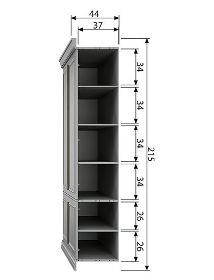 Schrank Organize von BePureHome &#9733; Kundenbewertung "Sehr gut" &#9733; 10&euro; Rabatt für Neukunden &#9733; Schnell verschickt &#9733; Günstig bei car-Moebel.de