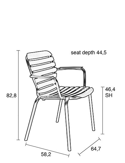 Stuhl Armlehnen Vondel von Zuiver &#9733; Kundenbewertung "Sehr gut" &#9733; 10&euro; Rabatt für Neukunden &#9733; Schnell verschickt &#9733; Jetzt kaufen bei car-Moebel.de