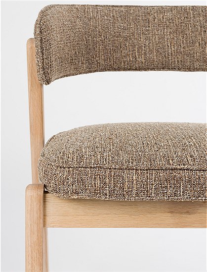 Stuhl Bright aus Eiche mit Textilbezug v. Zuiver ★ Kundenbewertung "Sehr gut" ★ 12&percnt; Neukundenrabatt ★ Schnell verschickt ★ Jetzt bei car-Moebel.de