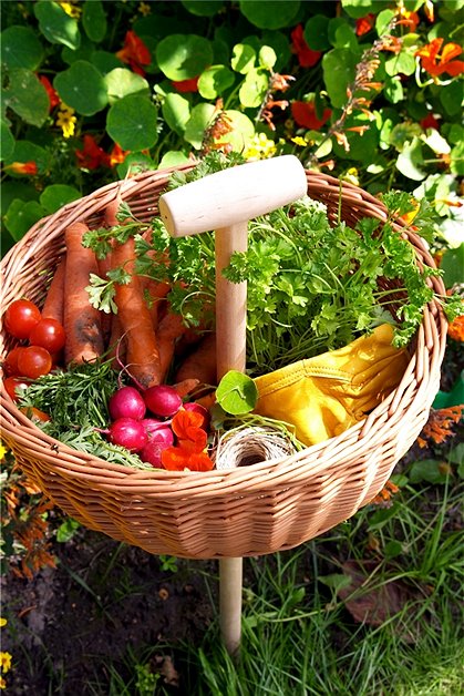 Stockkorb für die Gartenarbeit &#9733; Kundenbewertung "Sehr gut" &#9733; 10&euro; Rabatt für Neukunden &#9733; Schnell verschickt &#9733; Günstig bei car-Moebel.de
