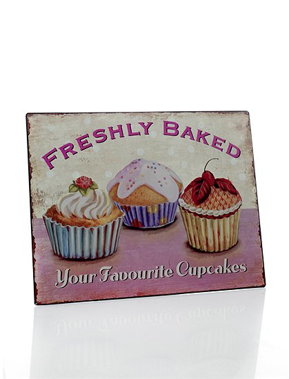 Metallschild Muffins &#9733; Kundenbewertung "Sehr gut" &#9733; 10&euro; Rabatt für Neukunden &#9733; Schnell verschickt &#9733; Jetzt günstig kaufen bei car-Moebel.de