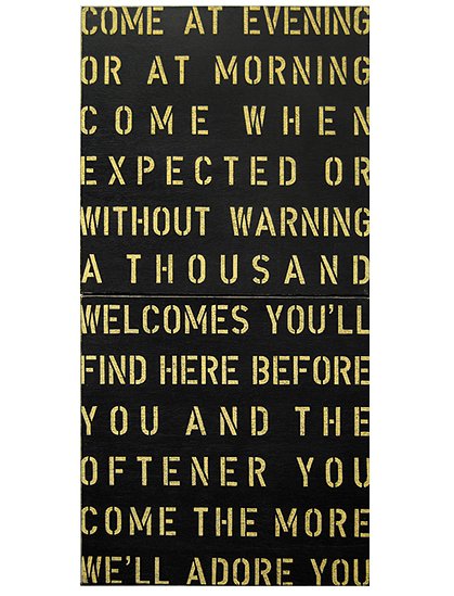 Schild come at evening  &#9733; Kundenbewertung "Sehr gut" &#9733; 10&euro; Rabatt für Neukunden &#9733; Schnell verschickt &#9733; Jetzt günstig kaufen bei car-Moebel.de