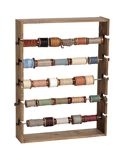 Bandhalter, 5 Stäbe, Holz/antik 1