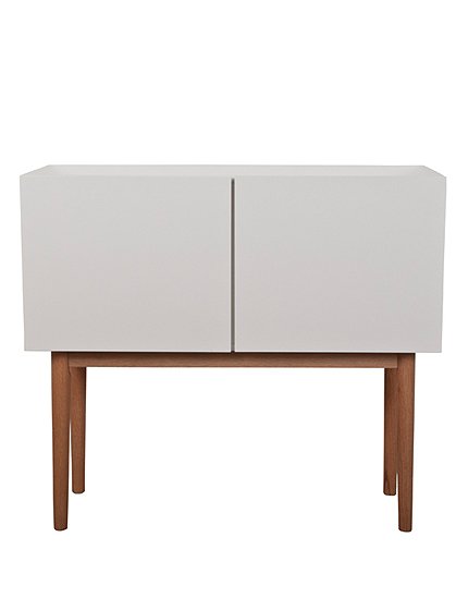 Kommode high on wood, weiß, 2Türen 1