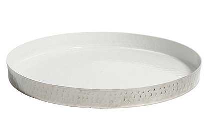 Metalltablett weiß / silber von NORDAL 1