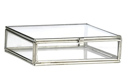 Glasbox flach von MADAM STOLTZ &#9733; Kundenbewertung "Sehr gut" &#9733; 10&euro; Rabatt für Neukunden &#9733; Schnell verschickt &#9733; Günstig bei car-Moebel.de