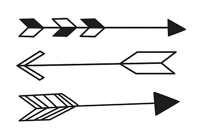 Wandtattoo Pfeile von ferm LIVING 1