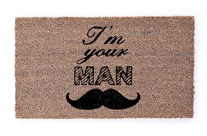 Fußmatte I am your man &#9733; Kundenbewertung "Sehr gut" &#9733; 10&euro; Rabatt für Neukunden &#9733; Schnell verschickt &#9733; Jetzt günstig kaufen bei car-Moebel.de