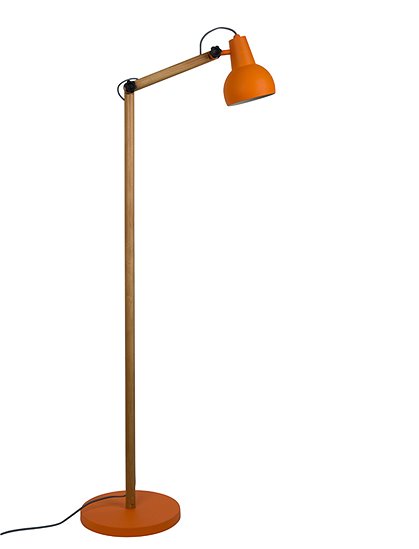 Stehlampe, orange 1