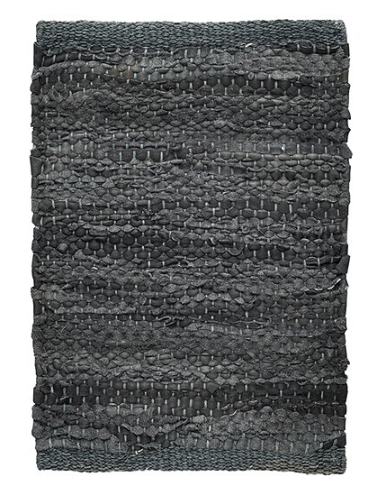 Lederteppich schwarz von Cozy Living &#9733; Kundenbewertung "Sehr gut" &#9733; 10&euro; Neukundenrabatt &#9733; Schnell verschickt &#9733; Günstig kaufen bei car-Moebel.de