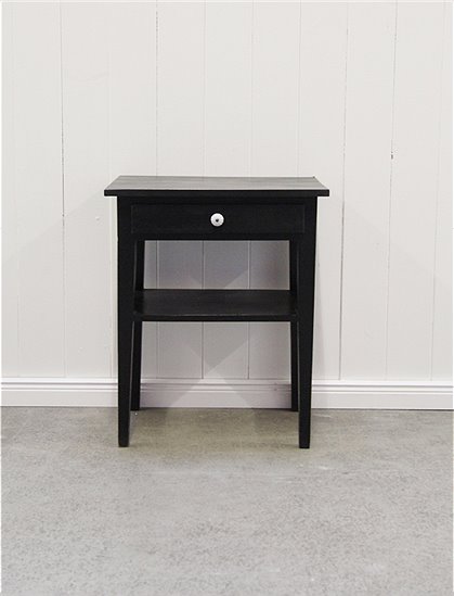 Beistelltisch, 1 Schublade, schwarz 1