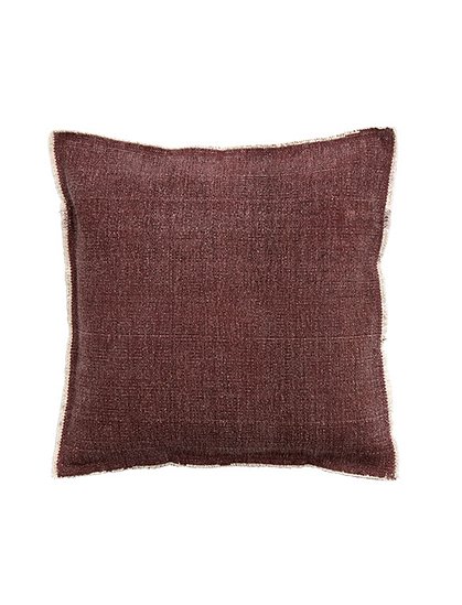 Kissen uni bordeaux aus Baumwolle &#9733; Kundenbewertung "Sehr gut" &#9733; 10&euro; Rabatt für Neukunden &#9733; Schnell verschickt &#9733; Günstig bei car-Moebel.de