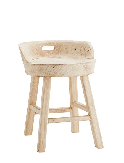 Hocker Holz von Madam Stoltz &#9733; Kundenbewertung "Sehr gut" &#9733; 10&euro; Rabatt für Neukunden &#9733; Schnell verschickt &#9733; Jetzt günstig kaufen bei car-Moebel.de