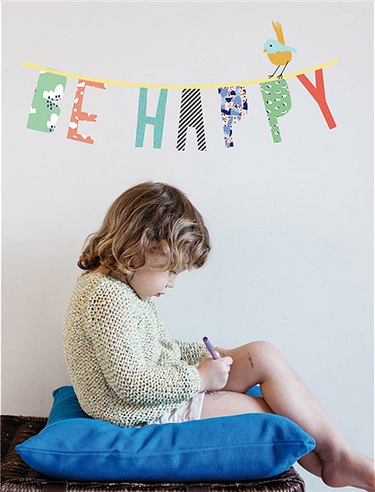 Sticker Be Happy von MIMI'lou &#9733; Kundenbewertung "Sehr gut" &#9733; 10&euro; Rabatt für Neukunden &#9733; Schnell verschickt &#9733; Günstig bei car-Moebel.de