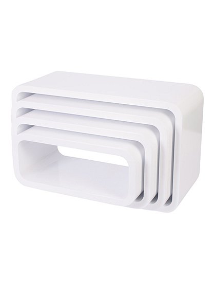 4er Regalset, oval 1