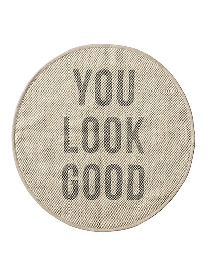 Badematte YOU LOOK GOOD von Bloomingville &#9733; Kundenbewertung "Sehr gut" &#9733; 10&euro; Neukundenrabatt &#9733; Schnell verschickt &#9733; Günstig bei car-Moebel.de