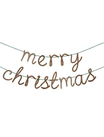 Girlande merry christmas von Meri Meri &#9733; Kundenbewertung "Sehr gut" &#9733; 10&euro; Neukundenrabatt &#9733; Schnell verschickt &#9733; Günstig bei car-Moebel.de