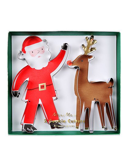 Ausstecher Santa & Reindeer von Meri Meri &#9733; Kundenbewertung "Sehr gut" &#9733; 10&euro; Neukundenrabatt &#9733; Schnell verschickt &#9733; Günstig bei car-Moebel.de