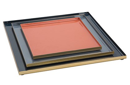 Metalltablett 3er Set von AU Maison &#9733; Kundenbewertung "Sehr gut" &#9733; 10&euro; Rabatt für Neukunden &#9733; Schnell verschickt &#9733; Günstig bei car-Moebel.de