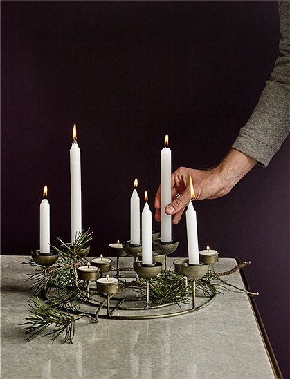 Kerzenständer rund von Nordal &#9733; Kundenbewertung "Sehr gut" &#9733; 10&euro; Rabatt für Neukunden &#9733; Schnell verschickt &#9733; Günstig bei car-Moebel.de