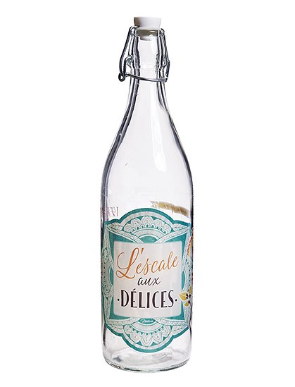 Glasflasche L'Escale aux Délices &#9733; Kundenbewertung "Sehr gut" &#9733; 10&euro; Rabatt für Neukunden &#9733; Schnell verschickt &#9733; Günstig bei car-Moebel.de