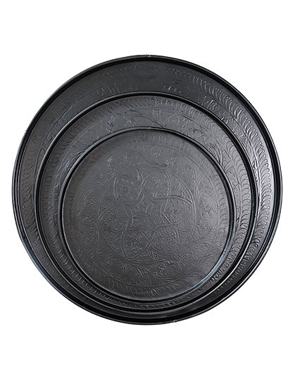 Metalltablett Marakesch von GIFT COMPANY &#9733; Kundenbewertung "Sehr gut" &#9733; 10&euro; Rabatt für Neukunden &#9733; Jetzt günstig kaufen bei car-Moebel.de