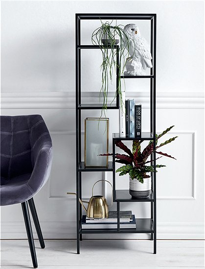 Metallregal schwarz von Nordal  &#9733; Kundenbewertung "Sehr gut" &#9733; 10&euro; Rabatt für Neukunden &#9733; Schnell verschickt &#9733; Jetzt günstig kaufen bei car-Moebel.de