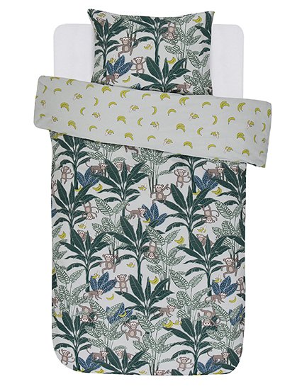 Bettbezug Aylo mit lauter kleinen Affen  &#9733; Kundenbewertung "Sehr gut" &#9733; 10&euro; Rabatt für Neukunden &#9733; Jetzt günstig kaufen bei car-Moebel.de