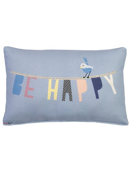 Kissen Be Happy von Mimi Lou &#9733; Kundenbewertung "Sehr gut" &#9733; 10&euro; Rabatt für Neukunden &#9733; Schnell verschickt &#9733; Jetzt günstig kaufen bei car-Moebel.de