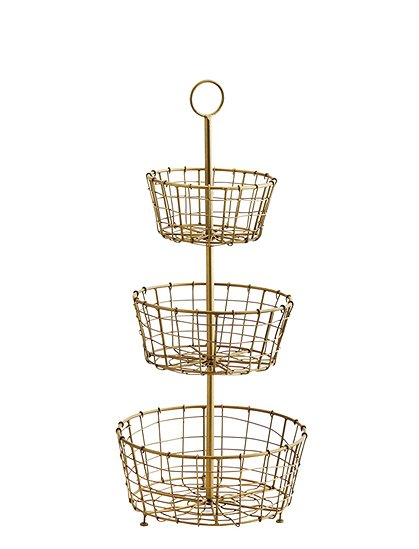 Etagere mit Körben von MADAM STOLTZ &#9733; Kundenbewertung "Sehr gut" &#9733; 10&euro; Neukundenrabatt &#9733; Schnell verschickt &#9733; Jetzt kaufen bei car-Moebel.de