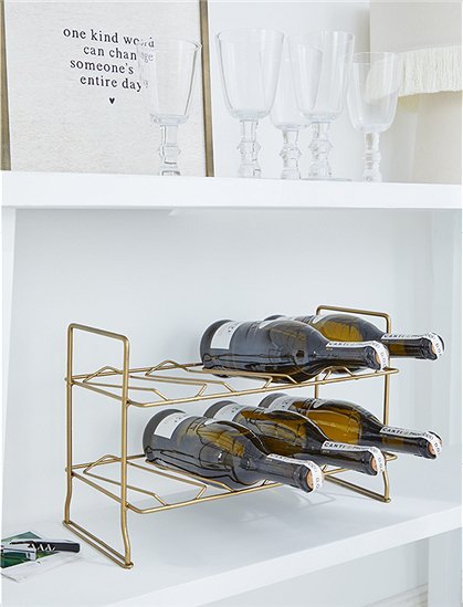Weinregal von MADAM STOLTZ &#9733; Kundenbewertung "Sehr gut" &#9733; 10&euro; Rabatt für Neukunden &#9733; Schnell verschickt &#9733; Günstig bei car-Moebel.de
