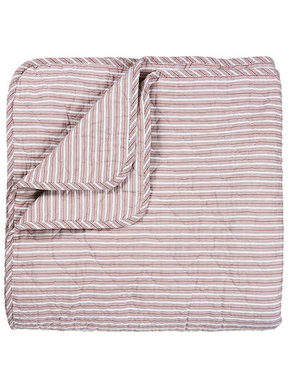 Quilt in rot / weiß gestreift von Ib Laursen &#9733; Kundenbewertung "Sehr gut" &#9733; 10&euro; Rabatt für Neukunden &#9733; Schnell verschickt &#9733; Günstig bei car-Moebel.de