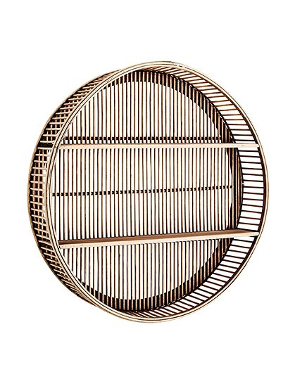 Rundes Bambusregal von MADAM STOLTZ &#9733; Kundenbewertung "Sehr gut" &#9733; 10&euro; Rabatt für Neukunden &#9733; Jetzt günstig kaufen bei car-Moebel.de