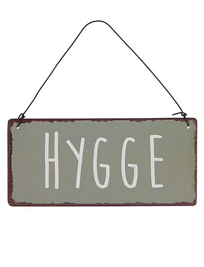 Metallschild Hygge von Ib Laursen &#9733; Kundenbewertung "Sehr gut" &#9733; 10&euro; Neukundenrabatt &#9733; Schnell verschickt &#9733; Günstig kaufen bei car-Moebel.de