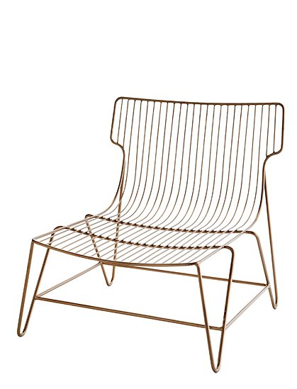 Loungestuhl Messing von MADAM STOLTZ  &#9733; Kundenbewertung "Sehr gut" &#9733; 10&euro; Rabatt für Neukunden &#9733; Jetzt günstig kaufen bei car-Moebel.de