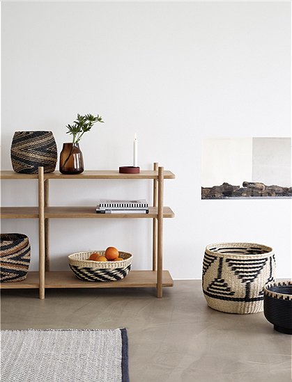 Regal Eiche Natur von HÜBSCH Interior &#9733; Kundenbewertung "Sehr gut" &#9733; 10&euro; Rabatt für Neukunden &#9733; Jetzt günstig kaufen bei car-Moebel.de
