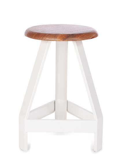 Hocker Metall/Holz Nr : 401 1