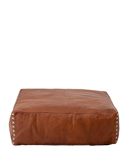 Pouf Leder von Bloomingville &#9733; Kundenbewertung "Sehr gut" &#9733; 10&euro; Rabatt für Neukunden &#9733; Schnell verschickt &#9733; Günstig bei car-Moebel.de