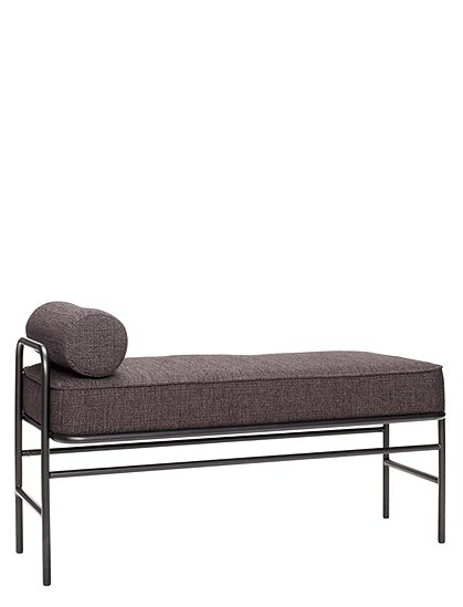 Metallbank mit Polster von HÜBSCH Interior &#9733; 10&euro; Rabatt für Neukunden &#9733; Schnell verschickt &#9733; Jetzt günstig kaufen bei car-Moebel.de