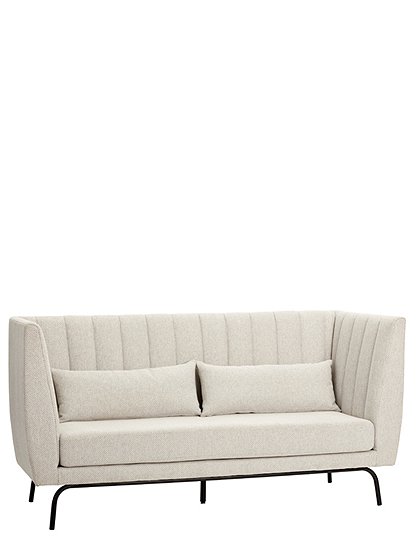 Sofa grau von HÜBSCH Interior &#9733; Kundenbewertung "Sehr gut" &#9733; 10&euro; Rabatt für Neukunden &#9733; Schnell verschickt &#9733; Günstig bei car-Moebel.de