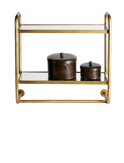 Wandregal aus Messing von de Eekhoorn &#9733; Kundenbewertung "Sehr gut" &#9733; 10&euro; Rabatt für Neukunden &#9733; Schnell verschickt &#9733; Günstig bei car-Moebel.de