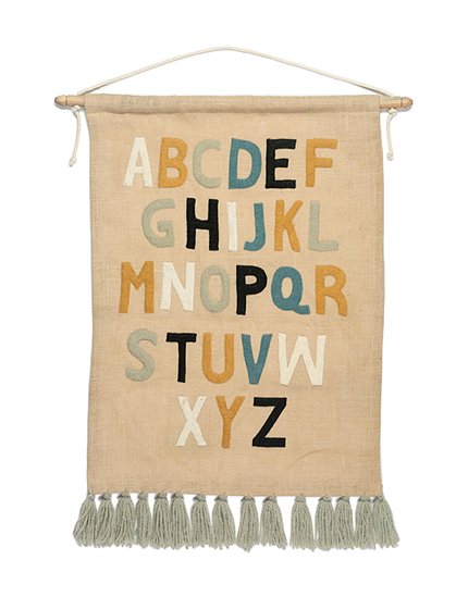 Wandbild abc von kidsdepot  &#9733; Kundenbewertung "Sehr gut" &#9733; 10&euro; Rabatt für Neukunden &#9733; Schnell verschickt &#9733; Günstig bei car-Moebel.de