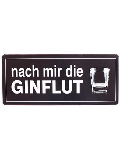 Metallschild Ginflut &#9733; Kundenbewertung "Sehr gut" &#9733; 10&euro; Rabatt für Neukunden &#9733; Schnell verschickt &#9733; Jetzt günstig kaufen bei car-Moebel.de