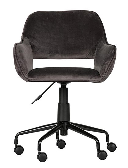 Bürostuhl von Wood mit weichem Samtbezug &#9733; Kundenbewertung "Sehr gut" &#9733; 10&euro; Rabatt für Neukunden &#9733; Jetzt günstig kaufen bei car-Moebel.de