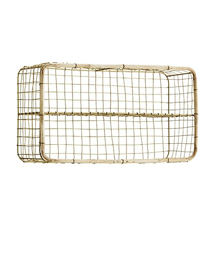 Wandregal Metalldraht von Madam Stoltz &#9733; Kundenbewertung "Sehr gut" &#9733; 10&euro; Rabatt für Neukunden &#9733; Schnell verschickt &#9733; Günstig bei car-Moebel.de