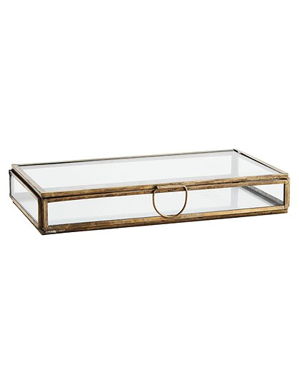 Box von Madam Stoltz aus Glas &#9733; Kundenbewertung "Sehr gut" &#9733; 10&euro; Neukundenrabatt &#9733; Schnell verschickt &#9733; Günstig bei car-Moebel.de