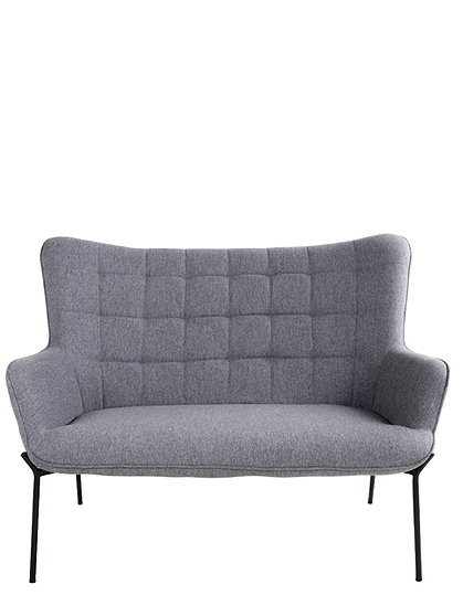 Sofa 2-Sitzer, grau &#9733; Kundenbewertung "Sehr gut" &#9733; 10&euro; Rabatt für Neukunden &#9733; Schnell verschickt &#9733; Jetzt günstig kaufen bei car-Moebel.de