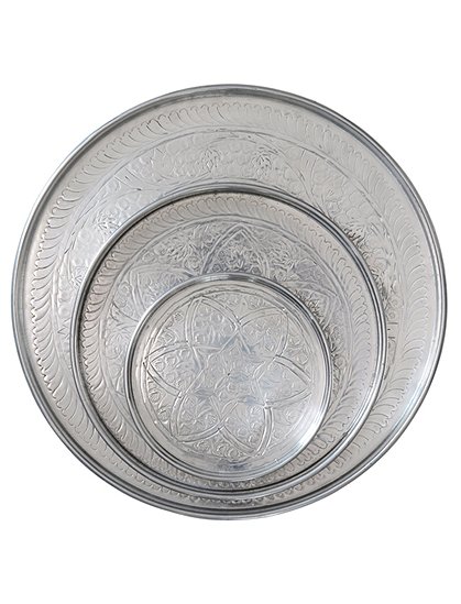 silber Tablett im 3er Set von GIFTCOMPANY &#9733; Kundenbewertung "Sehr gut" &#9733; 10% Neukundenrabatt &#9733; Schnell verschickt &#9733; Jetzt bei car-Moebel.de bestellen!