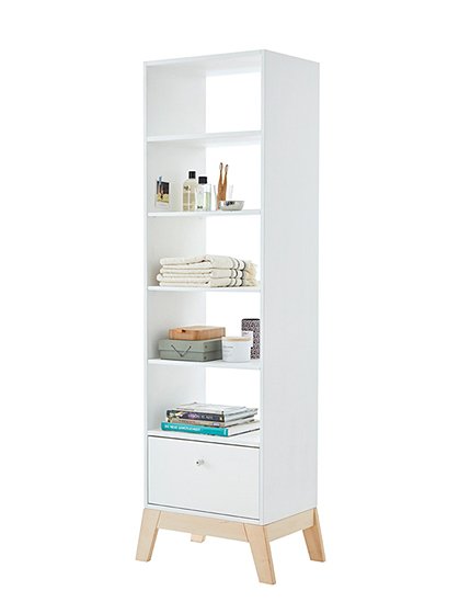 Regal, 5Fächer/1Schub, weiß Nr.681 1